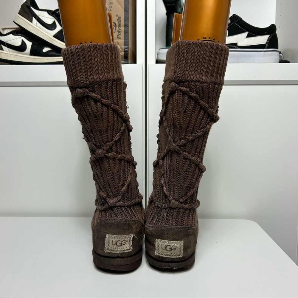 Ugg argyle knit brown boots - Picture 4 of 9